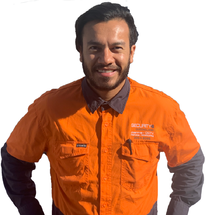 Security Queensland technician at work